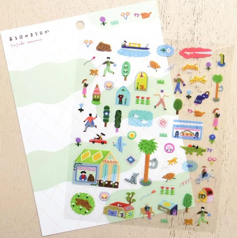Cozyca Narumi Suzuki Stickers - A Day In Town