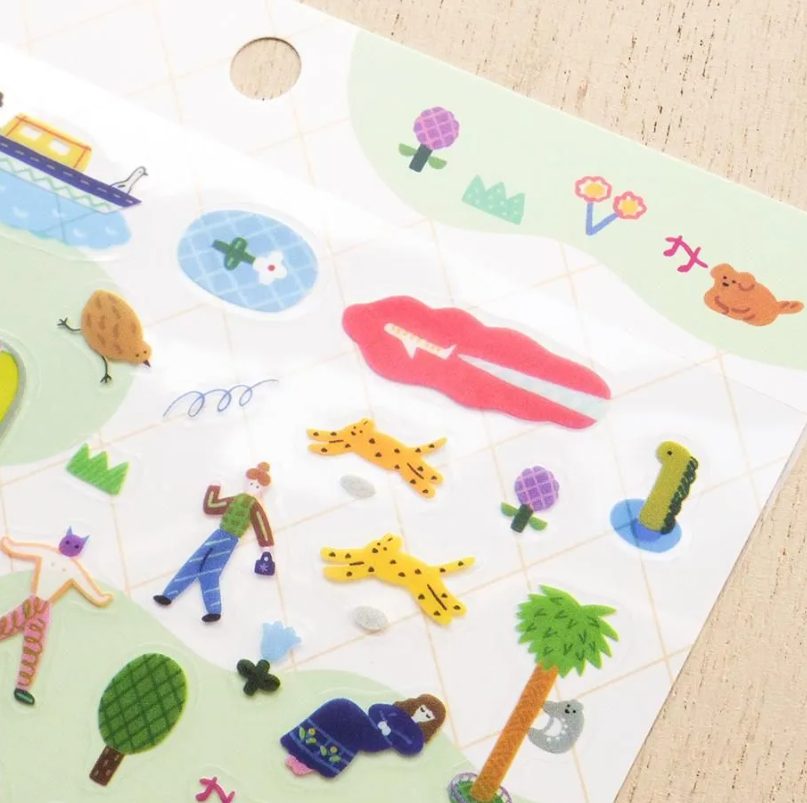 Cozyca Narumi Suzuki Stickers - A Day In Town