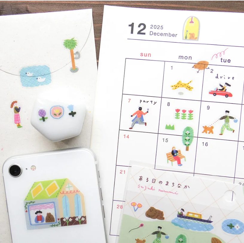 Cozyca Narumi Suzuki Stickers - A Day In Town