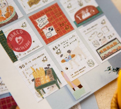 OURS Studio Stamp Sticker Pack - Bakery Cheers Stamp Sticker