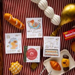 OURS Studio Stamp Sticker Pack - Bakery Cheers Stamp Sticker