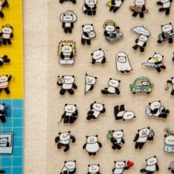 OURS Studio Sticker Sheet - Panda! Panda!