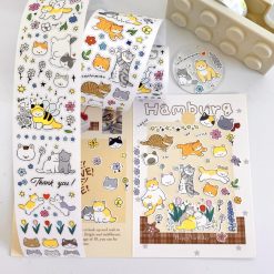 La Creme Cat Garden Kiss-cut PET Tape - Image 2