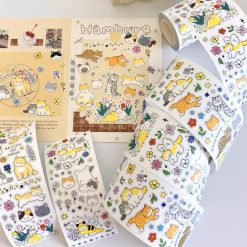La Creme Cat Garden Kiss-cut PET Tape