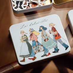 La Dolce Vita Tin Box Sticker Set - We Move Forward Happily