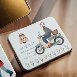 La Dolce Vita Tin Box Sticker Set - We Move Forward Happily