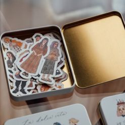 La Dolce Vita Tin Box Sticker Set - We Move Forward Happily