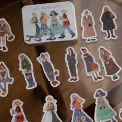 La Dolce Vita Tin Box Sticker Set - We Move Forward Happily