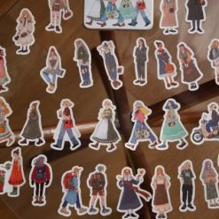 La Dolce Vita Tin Box Sticker Set - We Move Forward Happily