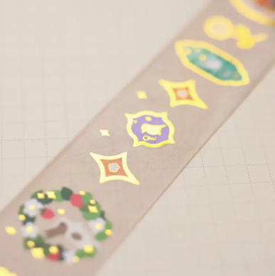 Thousand Skies Foiled Washi Tape - Animals in Frames