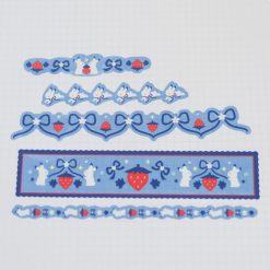 A Thousand Skies Kiss-Cut PET Tape - Strawberry Bunnies