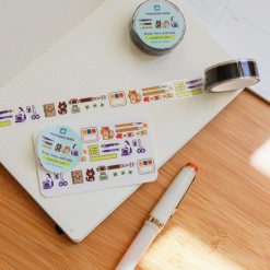 A Thousand Skies PET Tape - Brush, Pens and Cats