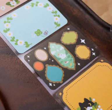 A Thousand Skies Paper Roll Labels - Retro Frames