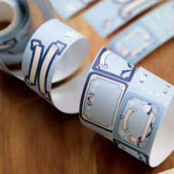 Thousand Skies Kiss-Cut Paper Roll Labels - Sparkles and Clouds