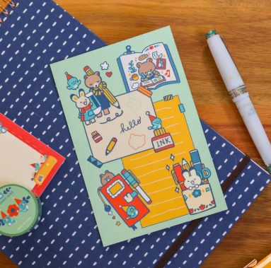 Thousand Skies Postcard - Journal and Craft