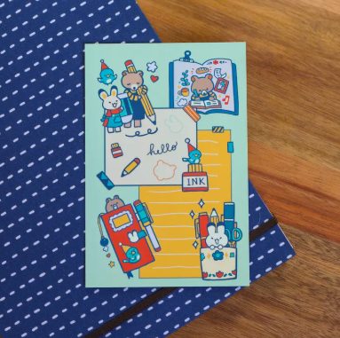 Thousand Skies Postcard - Journal and Craft