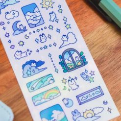 Thousand Skies Sticker Sheet - Cloudy Bunnies
