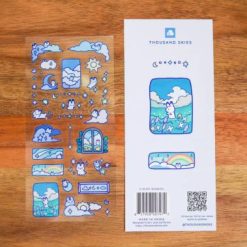 Thousand Skies Sticker Sheet - Cloudy Bunnies