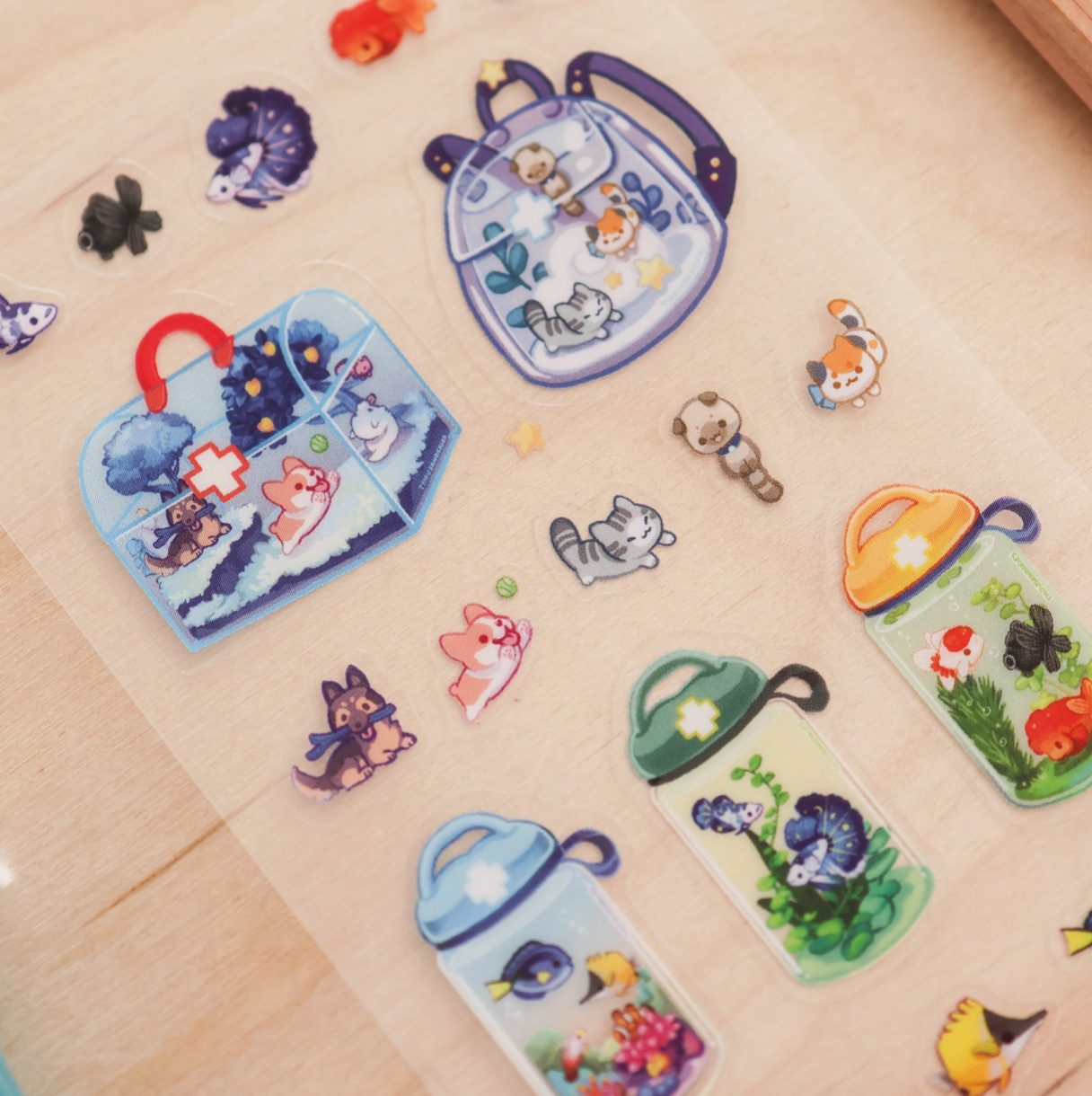 Thousand Skies Clear Sticker Sheet - First Aid Kit