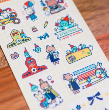 Thousand Skies Washi Sticker Sheet - Journal and Craft