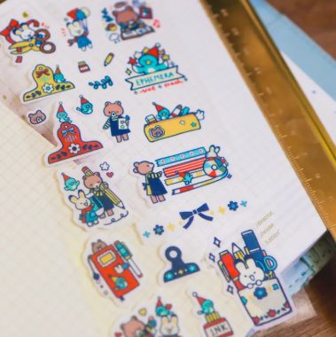 Thousand Skies Washi Sticker Sheet - Journal and Craft