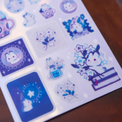 Thousand Skies Washi Sticker Sheet - Bunny and Shooting Stars