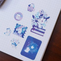 Thousand Skies Washi Sticker Sheet - Bunny and Shooting Stars
