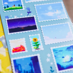 Thousand Skies Washi Sticker Sheet - Sky Scenery Stamps