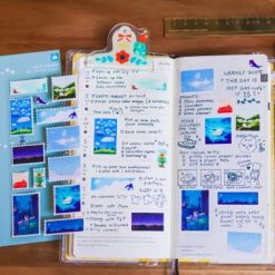 Thousand Skies Washi Sticker Sheet - Sky Scenery Stamps
