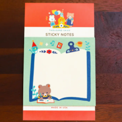 Thousand Skies Sticky Notes - Journaling Bear