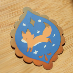 Thousand Skies Holographic Vinyl Sticker - Foxy Pendant