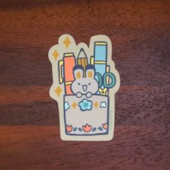 Thousand Skies Holographic Vinyl Sticker - Pen Holder