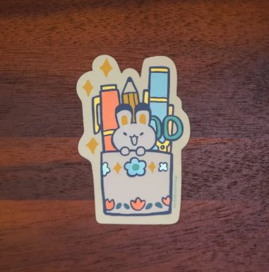 Thousand Skies Holographic Vinyl Sticker - Pen Holder
