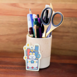Thousand Skies Holographic Vinyl Sticker - Pen Holder