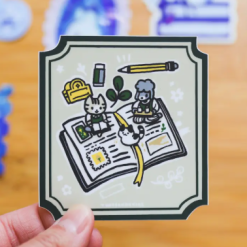 Thousand Skies Vinyl Sticker - Open Book