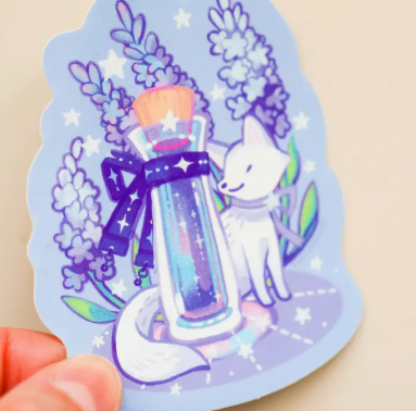 Thousand Skies Holographic Vinyl Sticker - Ink Potion & Fox