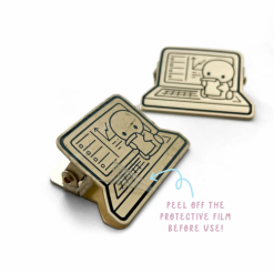 TCMC Clickety Clack brass clip