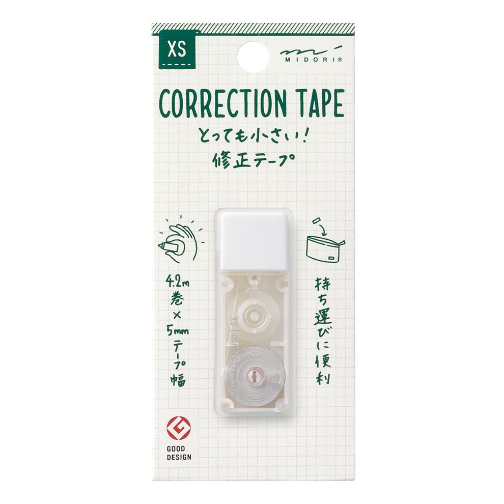 Midori Correction Tape - White body