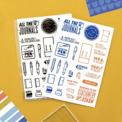 Everyday Explorers Co. Clear Stamp Set - Pen & Paper