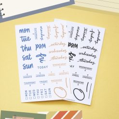 Everyday Explorers Co. Clear Stamp Set - Day by Day Mini