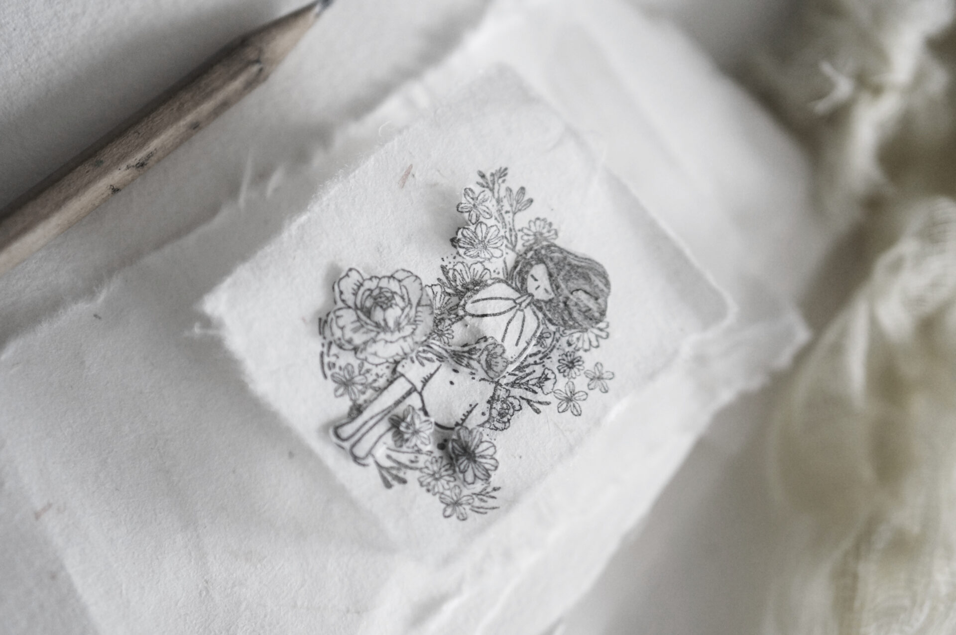 Black Milk Project Prayer Rubber Stamp - Selah
