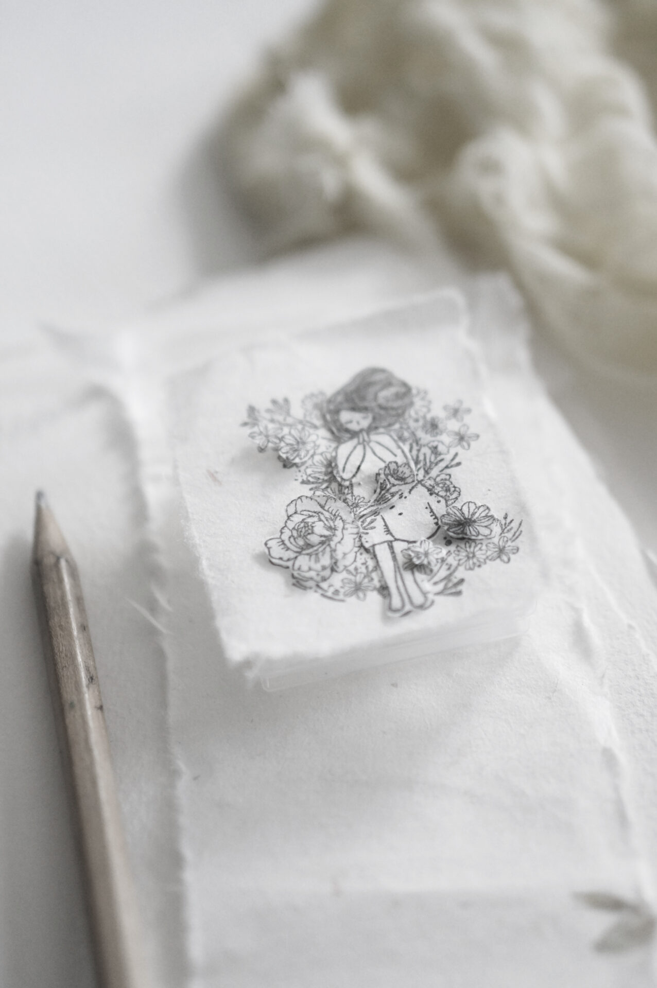 Black Milk Project Prayer Rubber Stamp - Selah