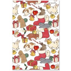 Shinako Moriyama Christmas Postcard - Pattern