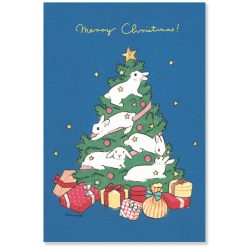 Shinako Moriyama Christmas Postcard - Tree