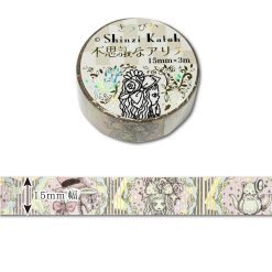 Shinzi Katoh Alice in Wonderland Washi Tape - Mysterious