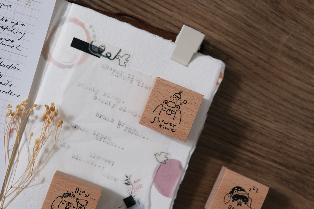 Eileen Tai Beary Ordinary Days II Rubber Stamps