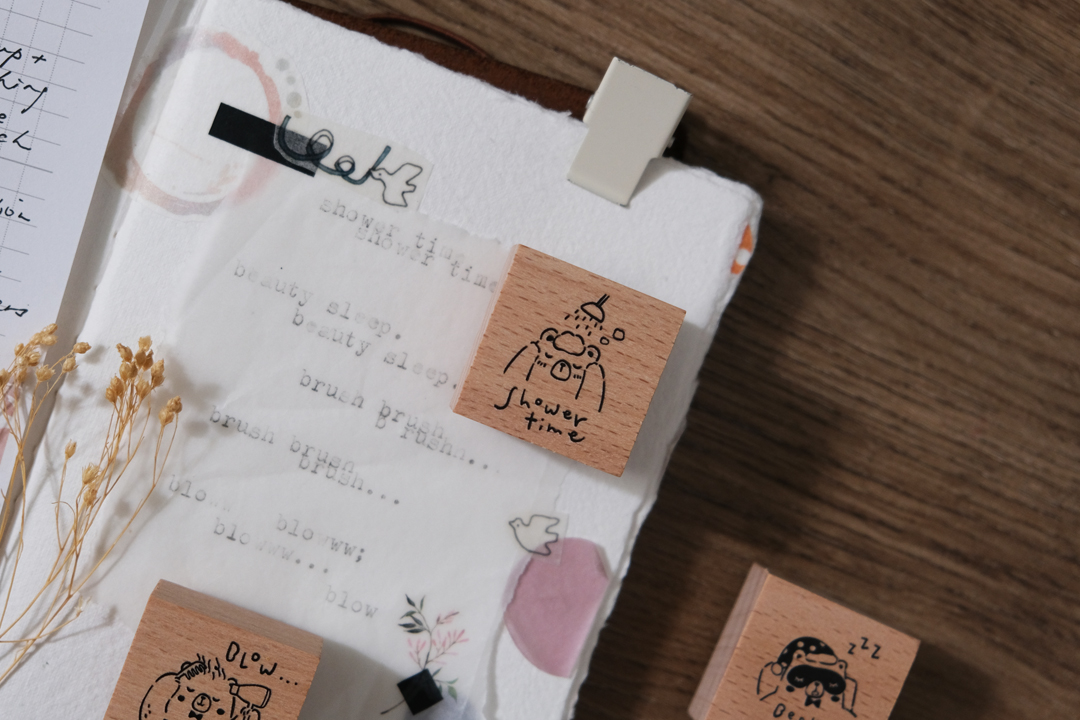 Eileen Tai Beary Ordinary Days II Rubber Stamps