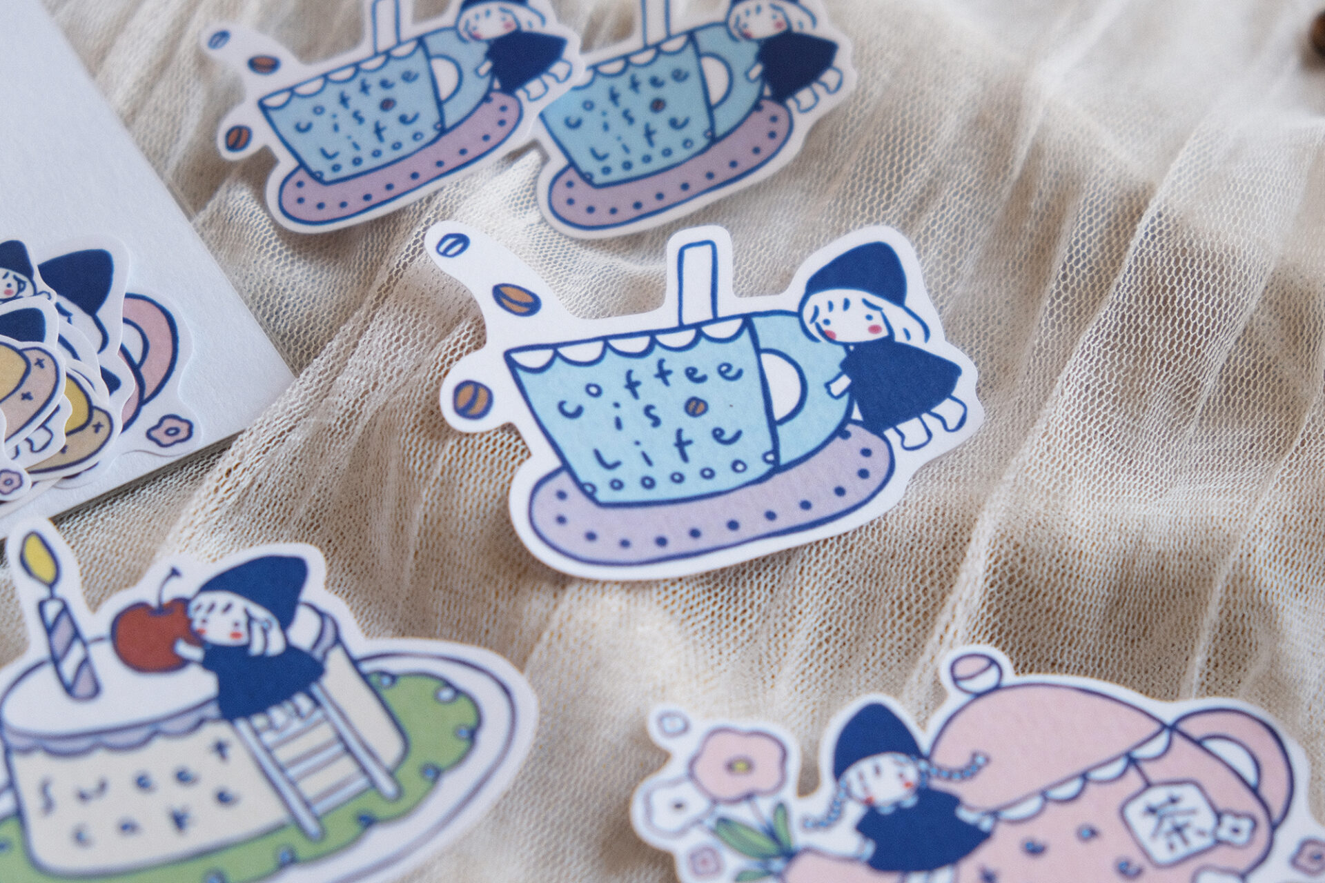 Eileen Tai Sticker Flakes - Simple Happiness Version 1.0 (soft pastels)