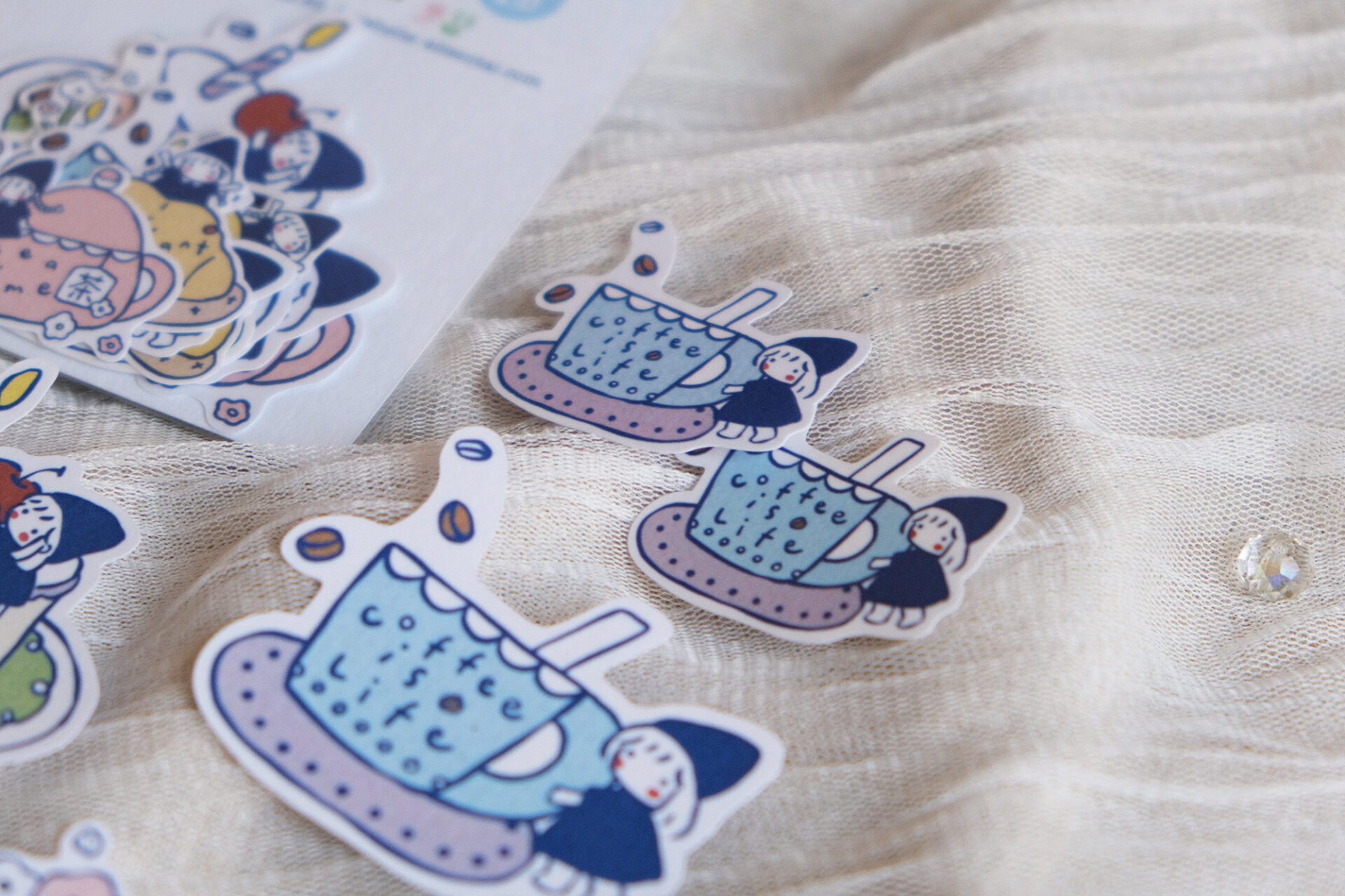 Eileen Tai Sticker Flakes - Simple Happiness Version 1.0 (soft pastels)