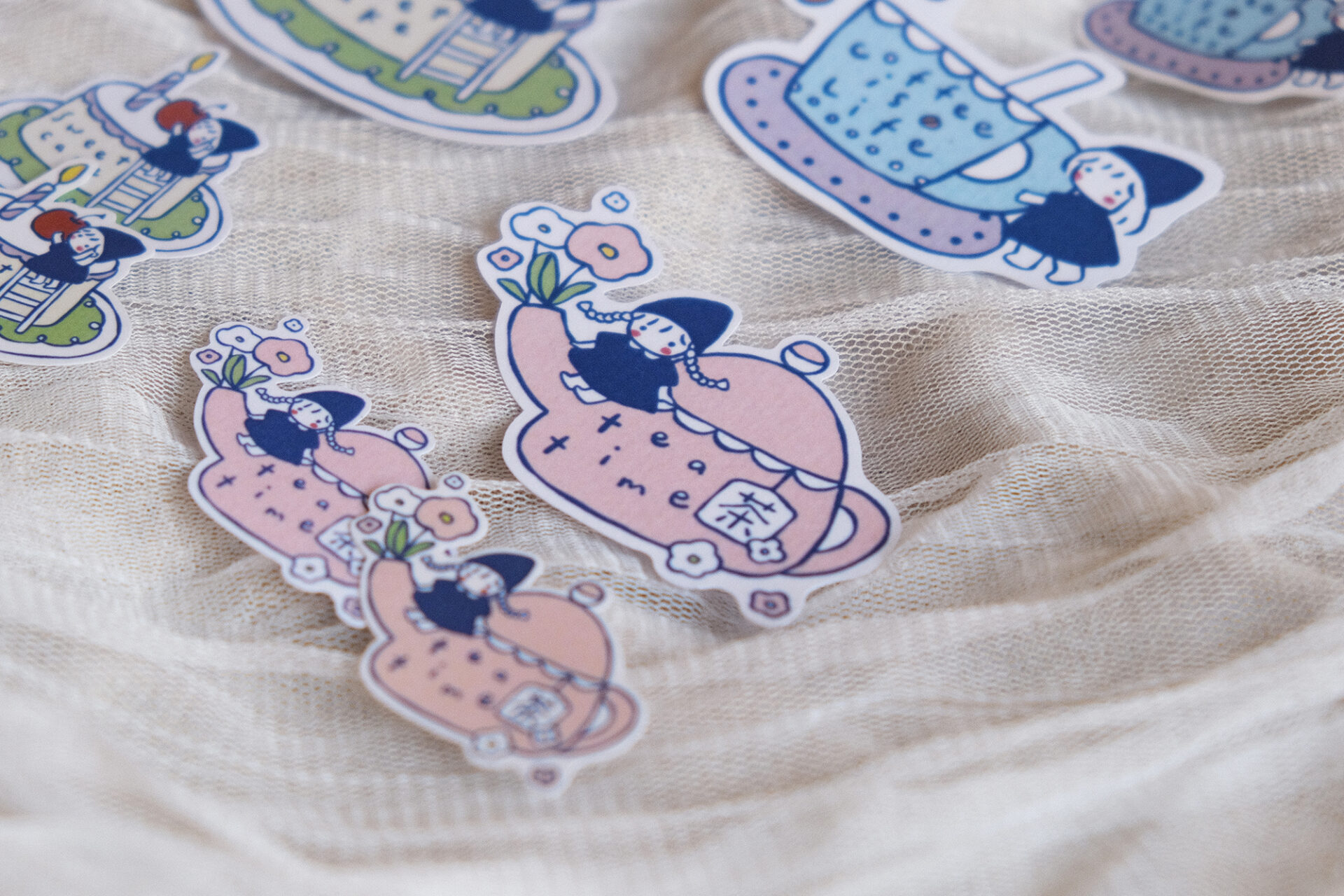Eileen Tai Sticker Flakes - Simple Happiness Version 1.0 (soft pastels)